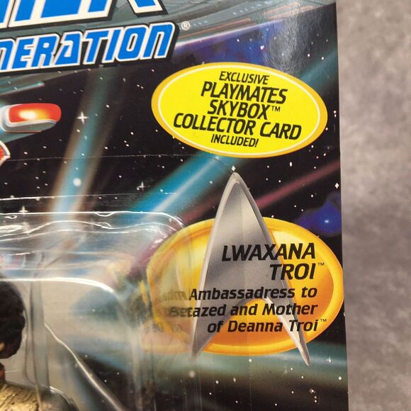 STAR TREK The Next Generation Lwaxana Troi 7th Season Collector Playmates Figure - Picture 2 of 12